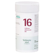 Schüssler salt No. 16 Lithium chloratum D6, 400 tbl