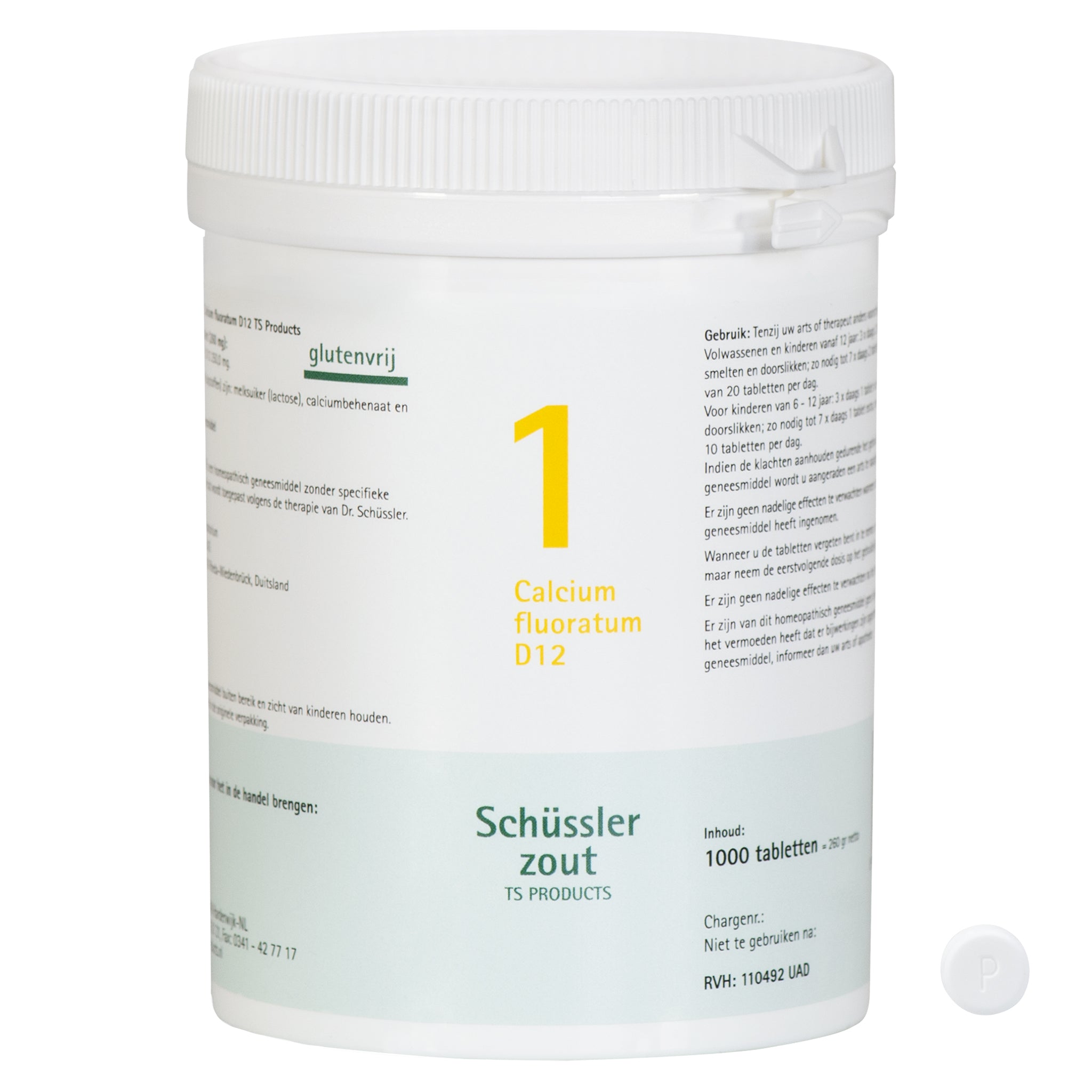 Schüssler zout Nr. 1 Calcium fluoratum D12