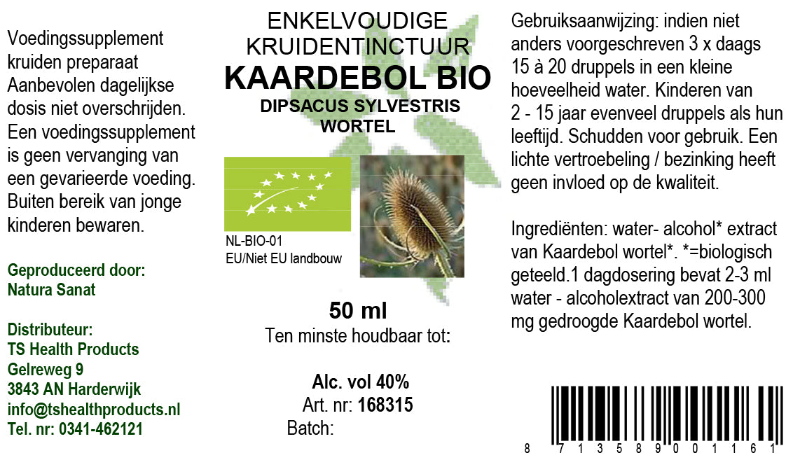 Vitis vinifera fol/Rode wijnstok BIO