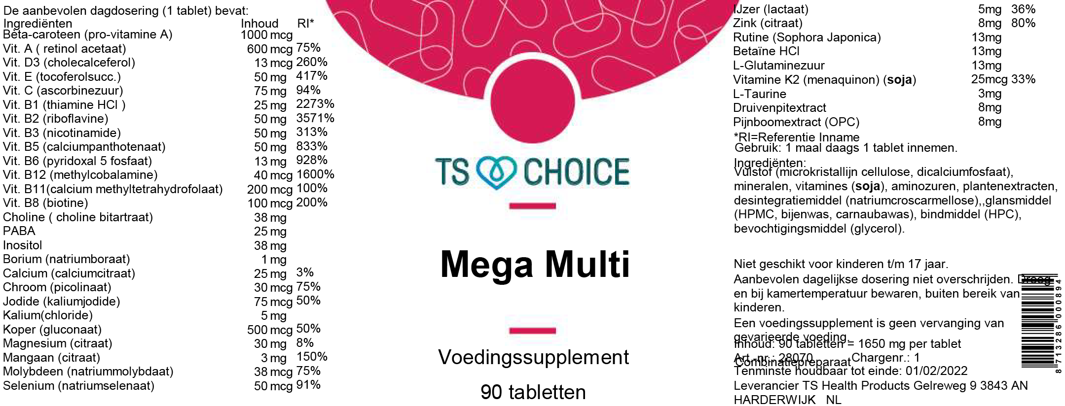 TS Choice Mega Multi