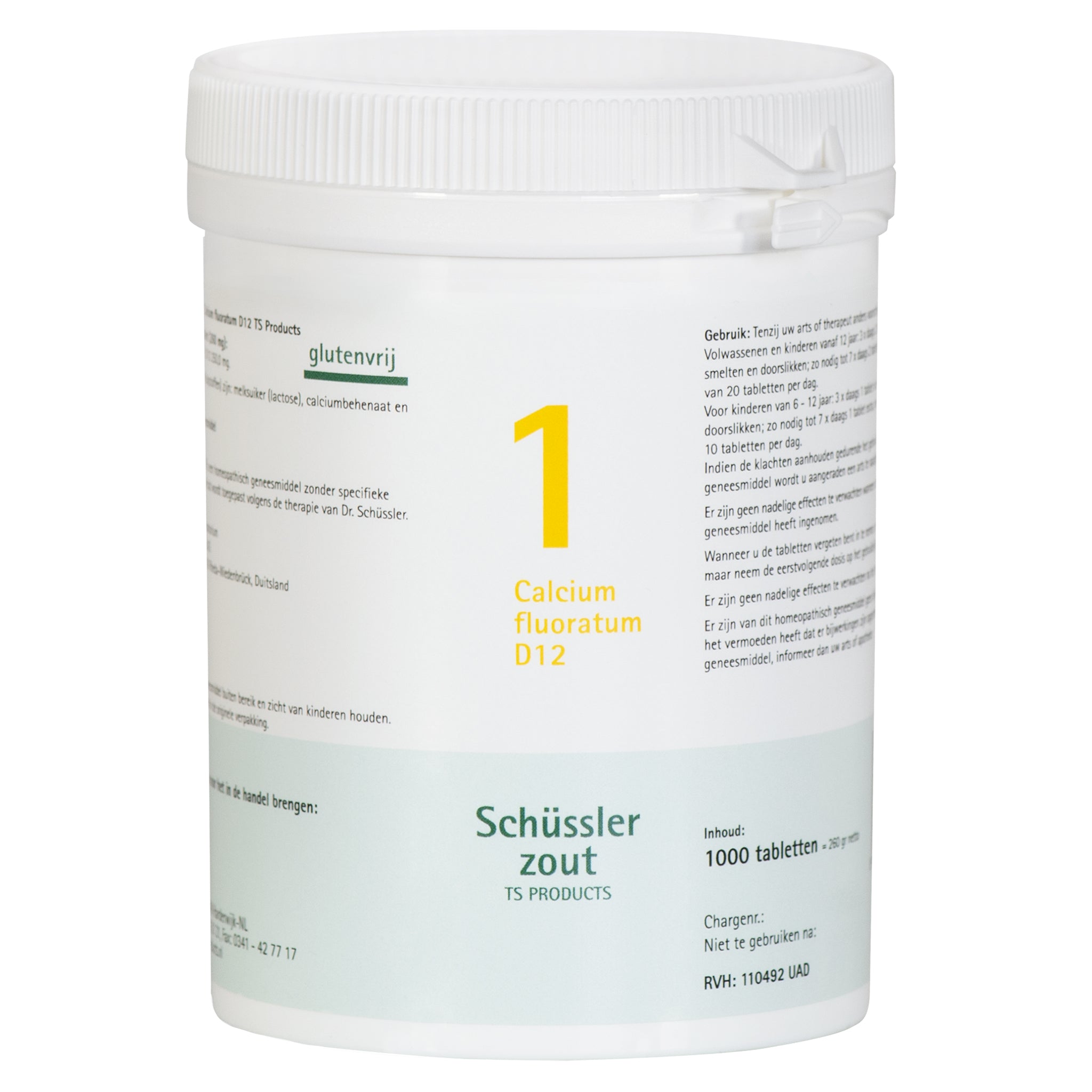 Schüssler zout Nr. 1 Calcium fluoratum D12