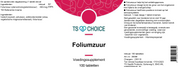 TS Choice Folic Acid, 100 tbl