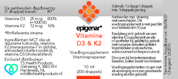 Epigenar Vitamin D3 &amp; K2