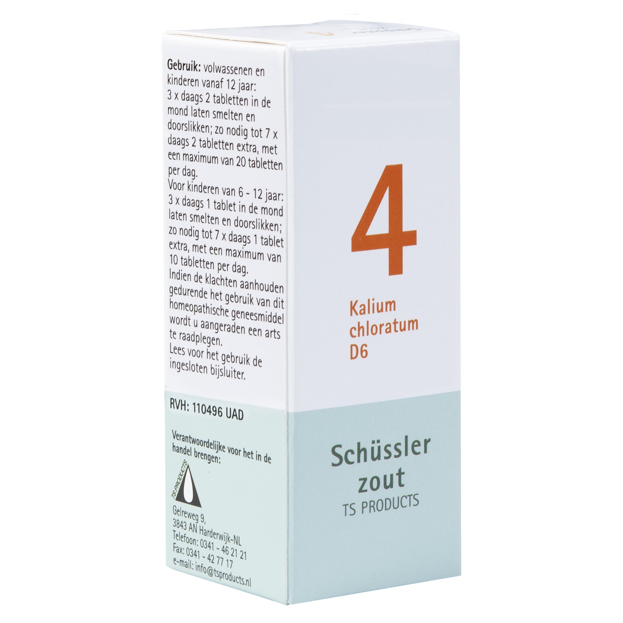 Schüssler zout Nr. 4 Kalium chloratum D6