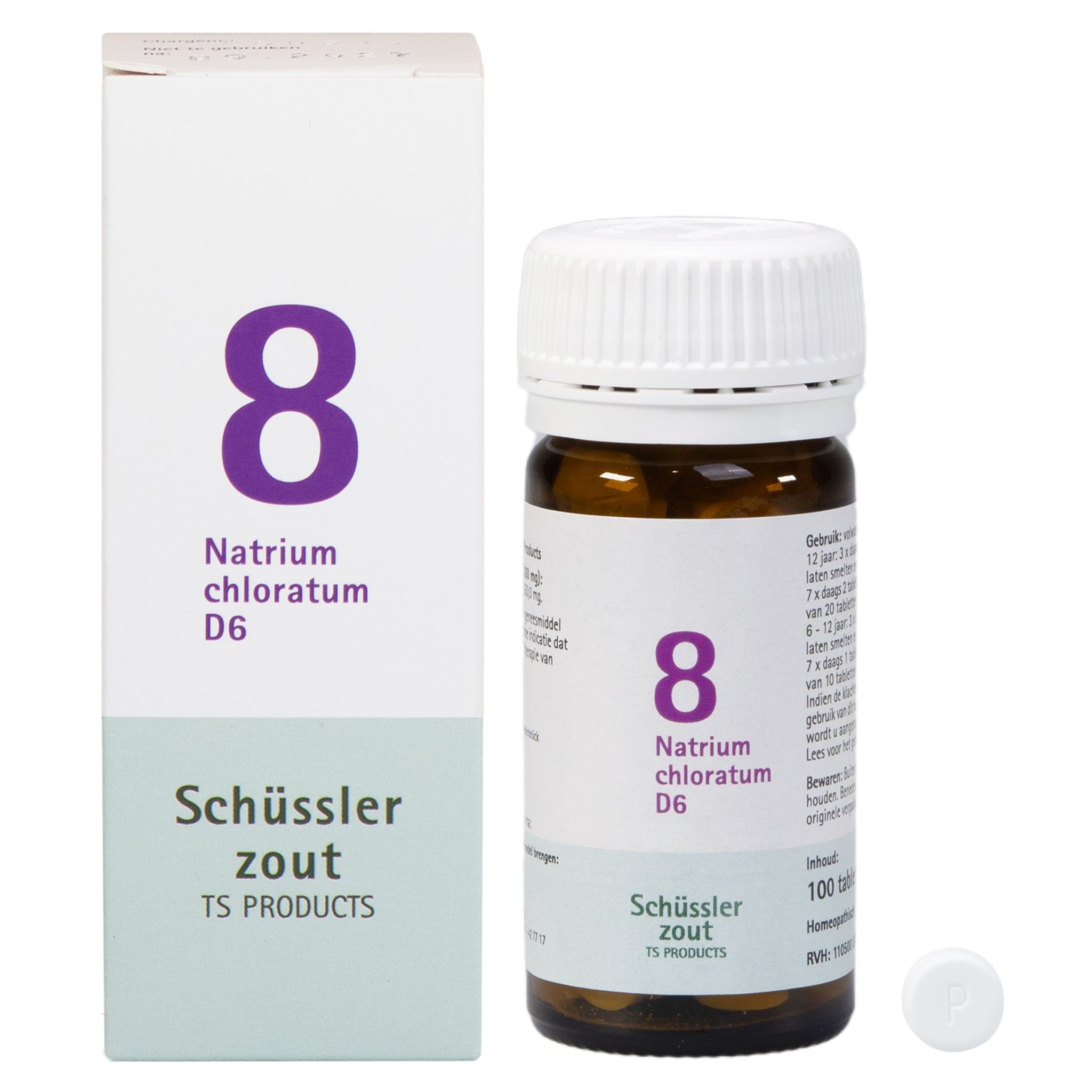 No. 8 Natrium chloratum D6