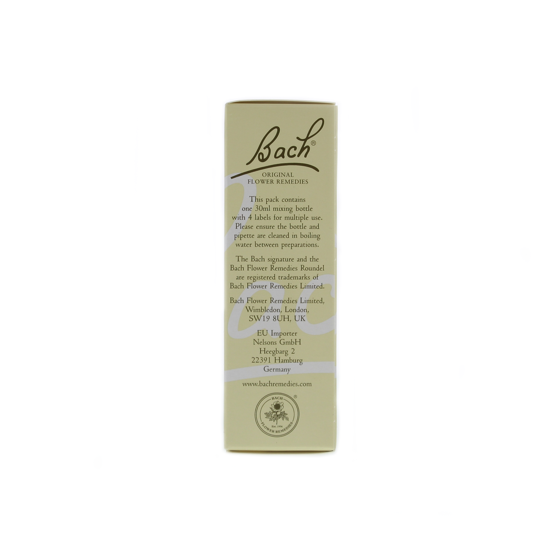 Bach Flower Remedy Bottle in Box, 30 ml