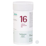 Schüssler salt No. 16 Lithium chloratum D6, 400 tbl