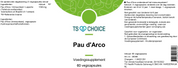 TS Choice Pau d'Arco, 60 vcaps