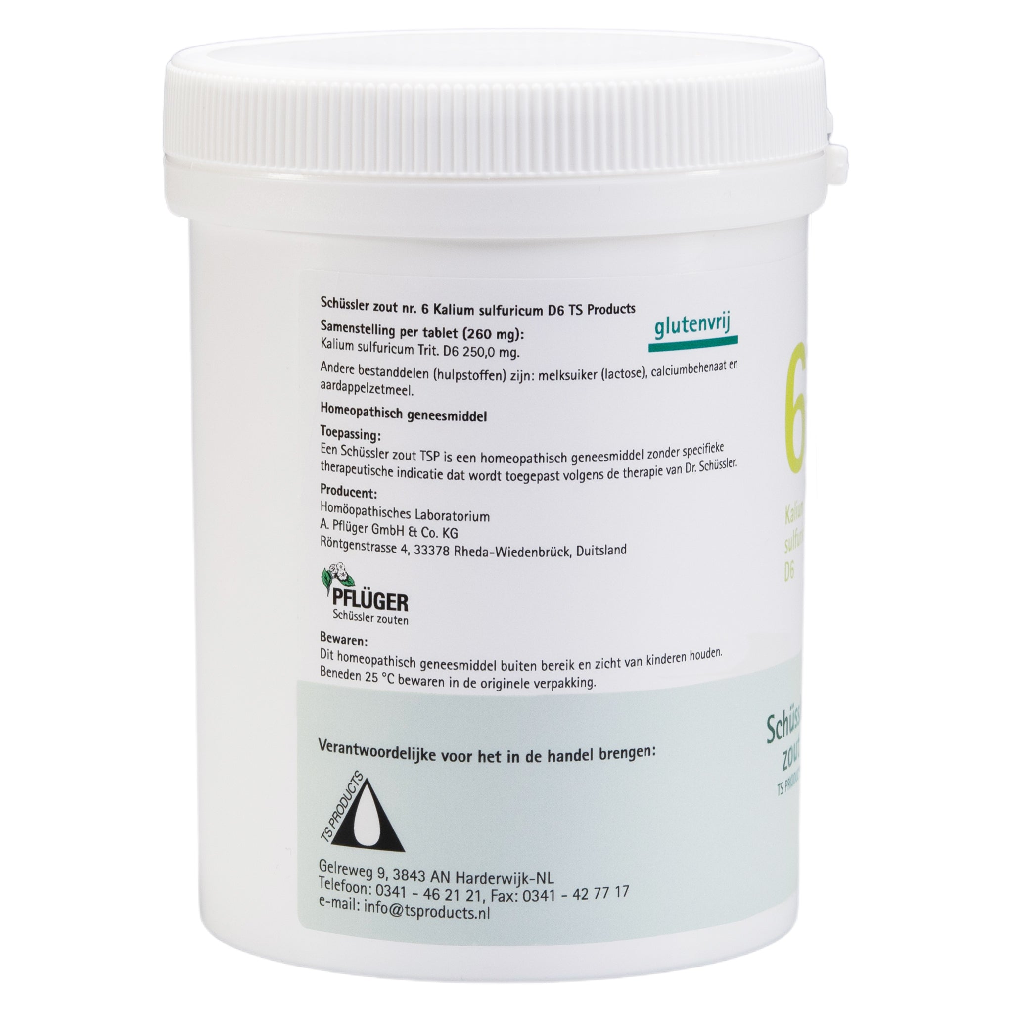 Schüssler zout Nr. 6 Kalium sulfuricum D6