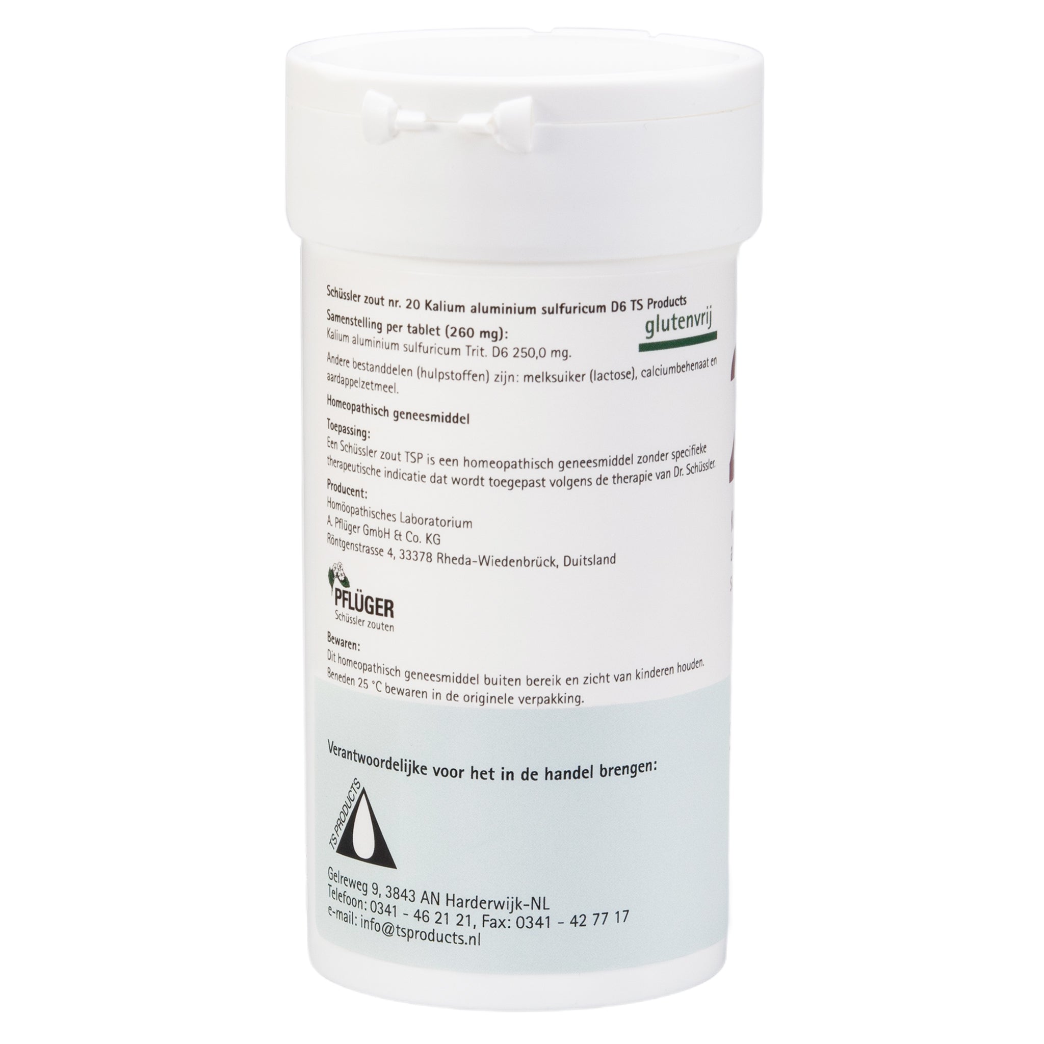 Schüssler salt No. 20 Kalium aluminium sulfuricum D6, 400 tbl