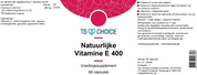 TS Choice Natural Vitamin E