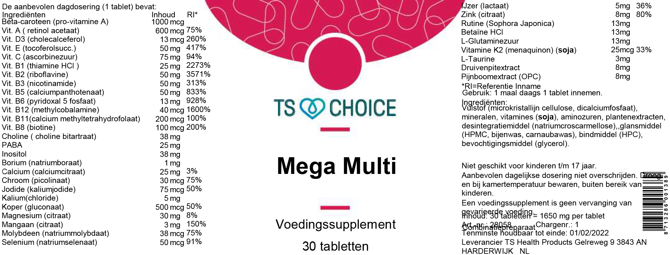 TS Choice Mega Multi