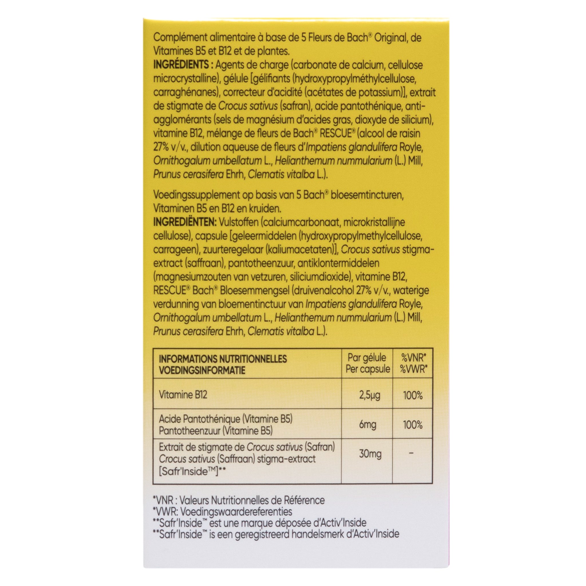 Bach RESCUE® Balance &amp; Positivity Capsules, 30 capsules