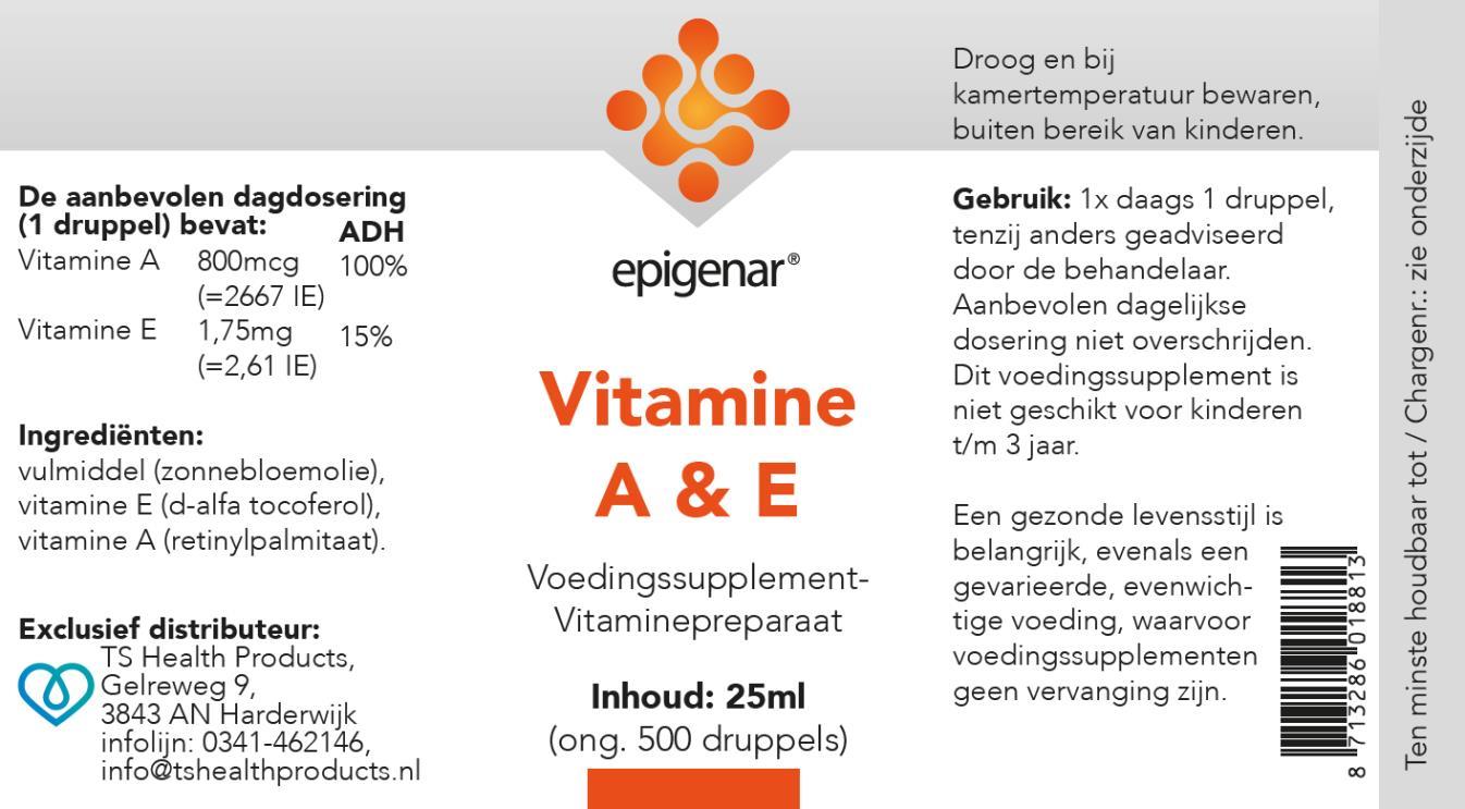 Epigenar Vitamin A &amp; E drops, 25 ml