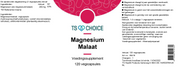 TS Choice Magnesium malate, 120 vcaps