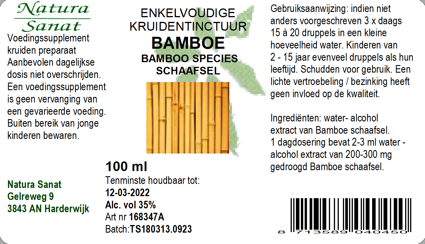 Bamboo spec cort/Bamboe