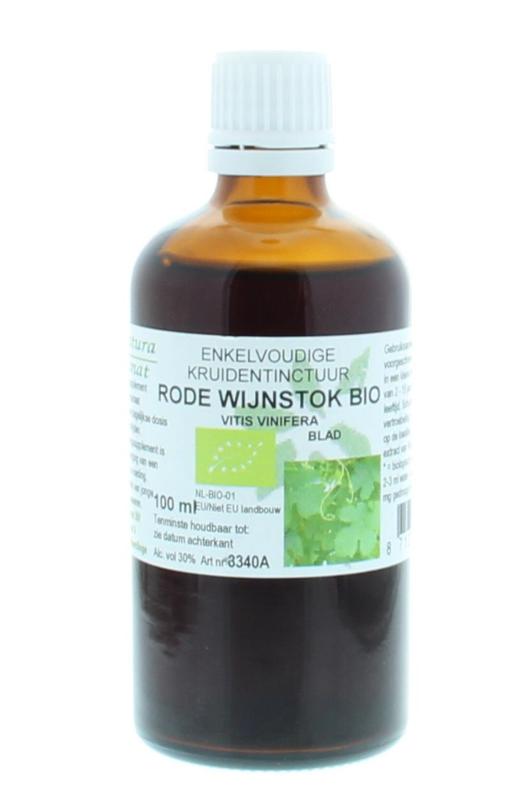Vitis vinifera fol/Rode wijnstok BIO