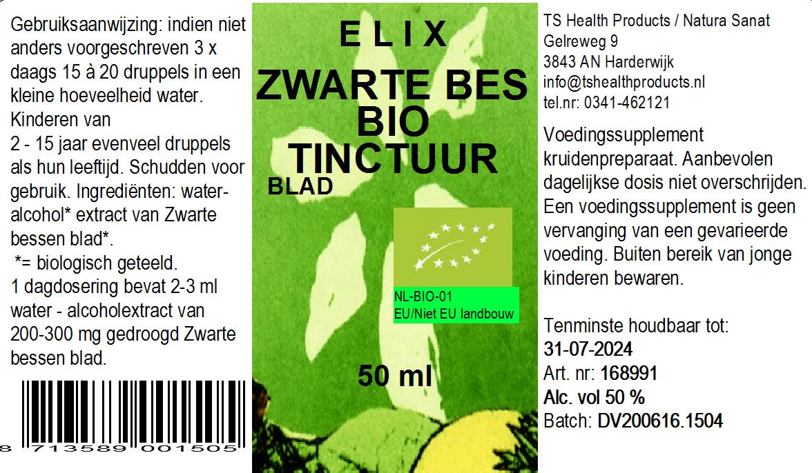 Elix, Zwarte bes tinctuur BIO