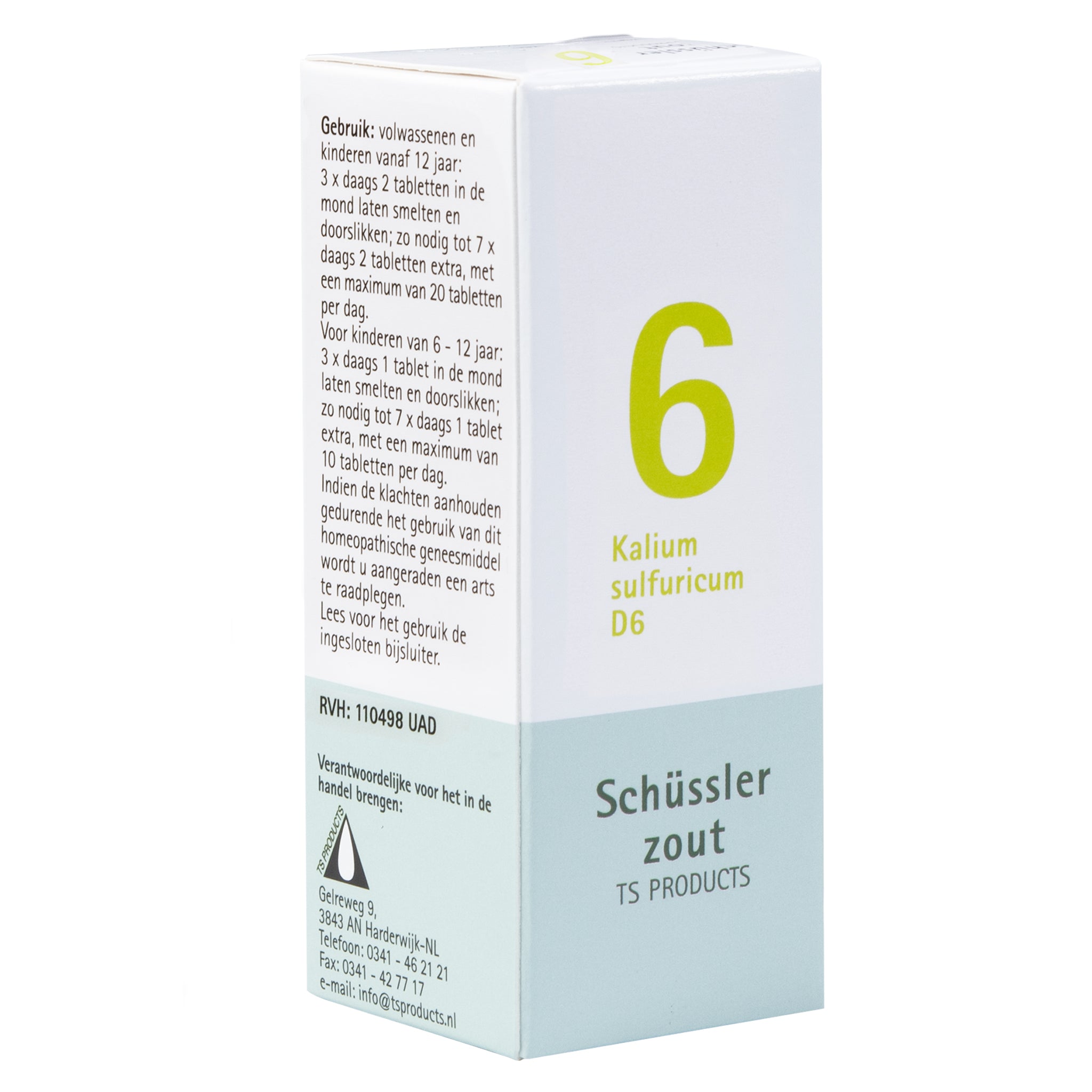 Schüssler zout Nr. 6 Kalium sulfuricum D6