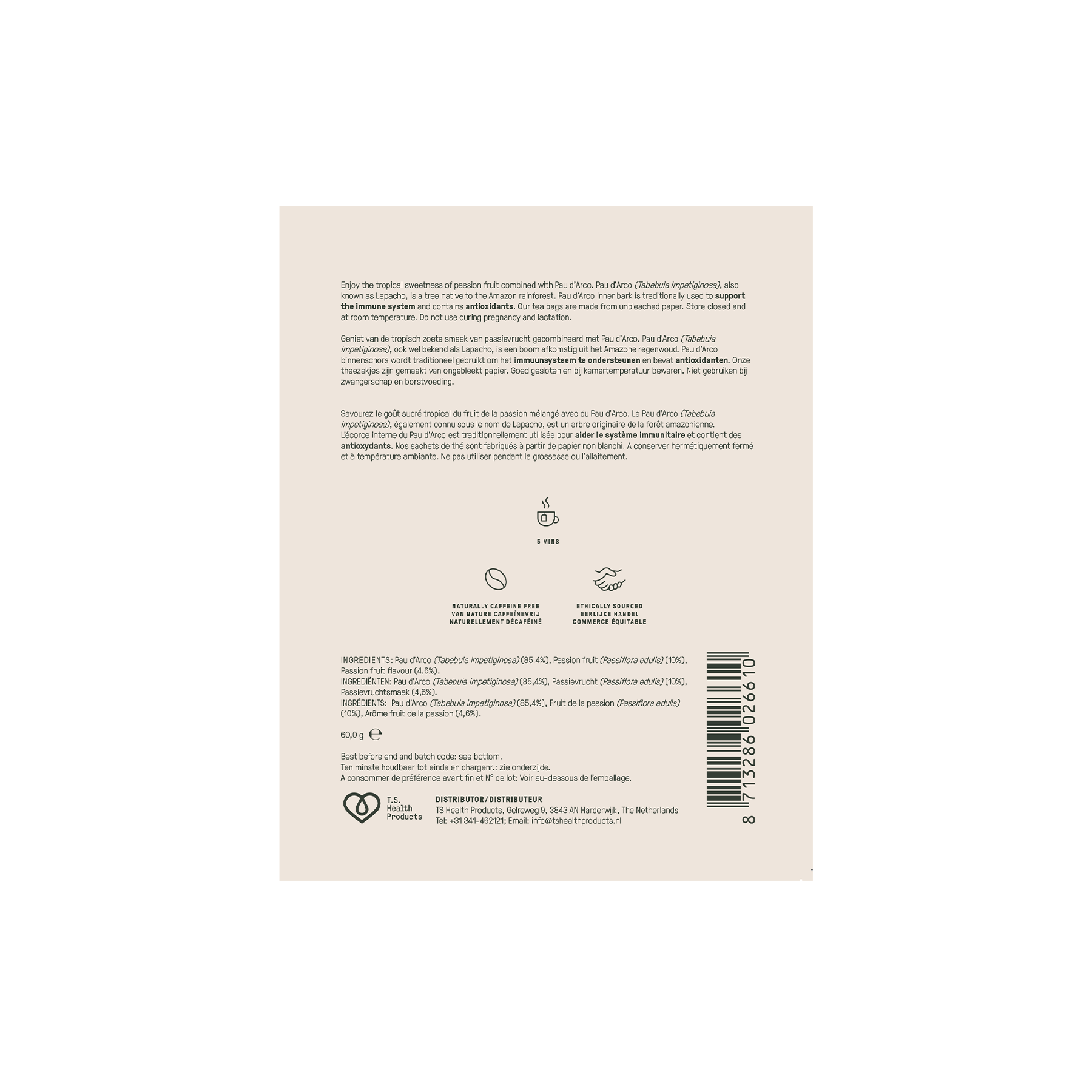 Essencia Daily Shield - Pau d'Arco &amp; Passion Fruit, 30 pcs