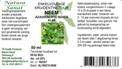 Azadirachta indica fol/Neem