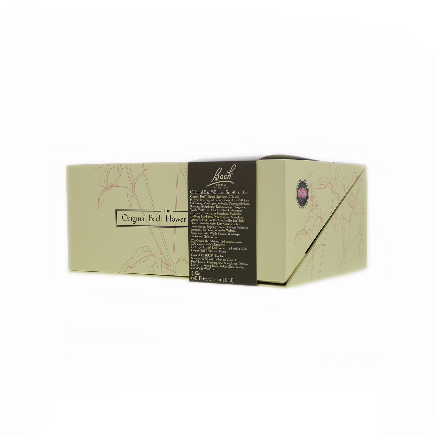 Bach set (German) in luxury presentation box, 40 pcs … 10 ml